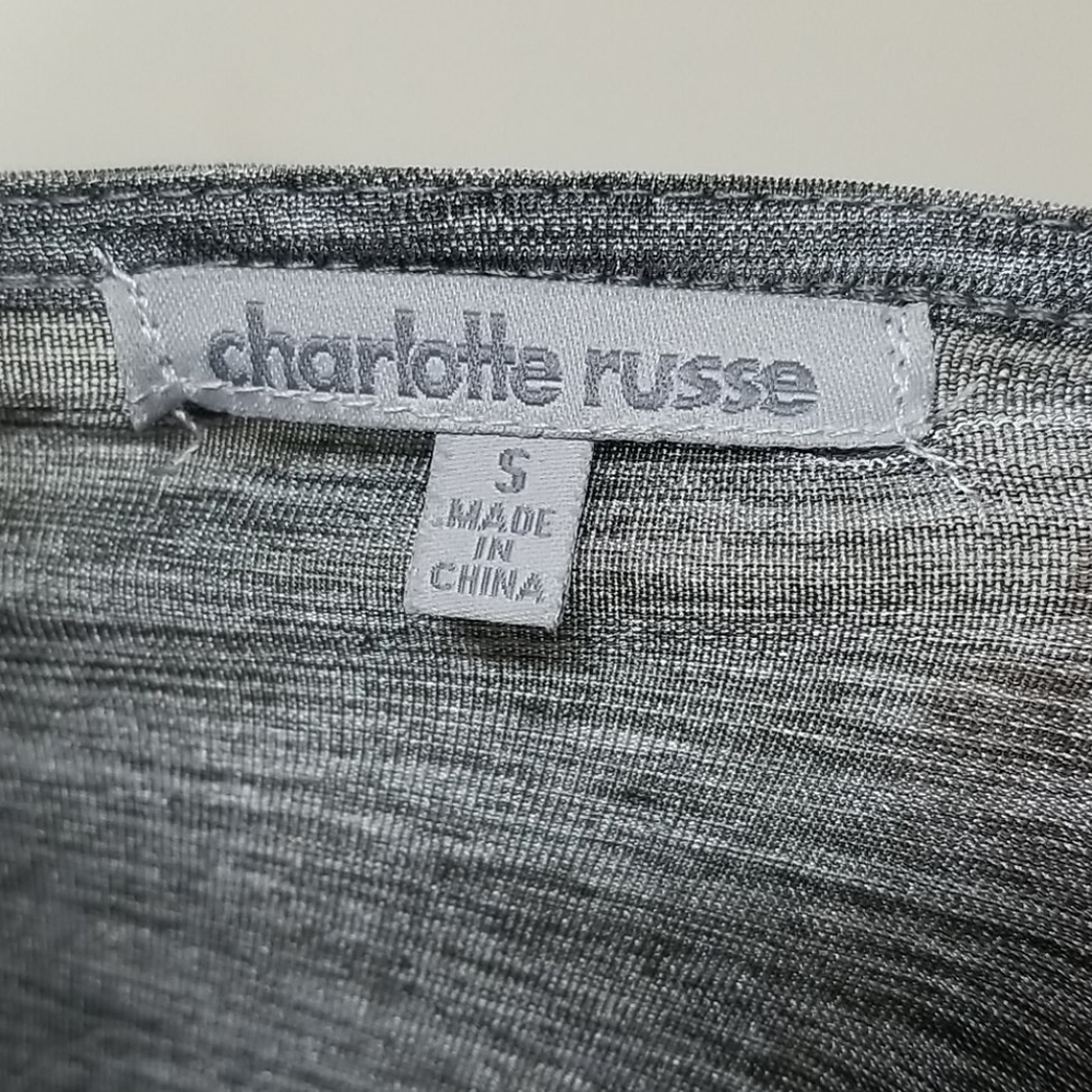 Charlotte Russe small Sequined shortsleeved blouse - Picture 5 of 8